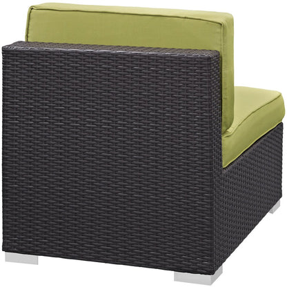 Gather Outdoor Patio Armless Chair Set of 2