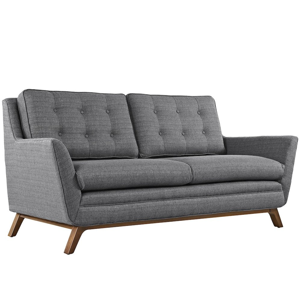 Beguile Upholstered Fabric Loveseat