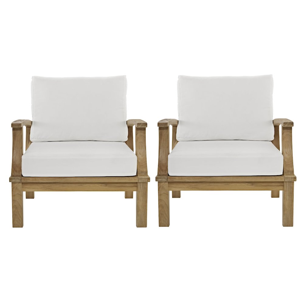 Marina 2 Piece Outdoor Patio Teak Set