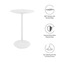 Lippa 28" Round Wood Bar Table