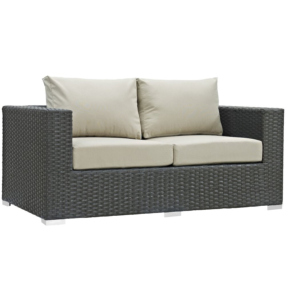 Sojourn Outdoor Patio Sunbrella Loveseat