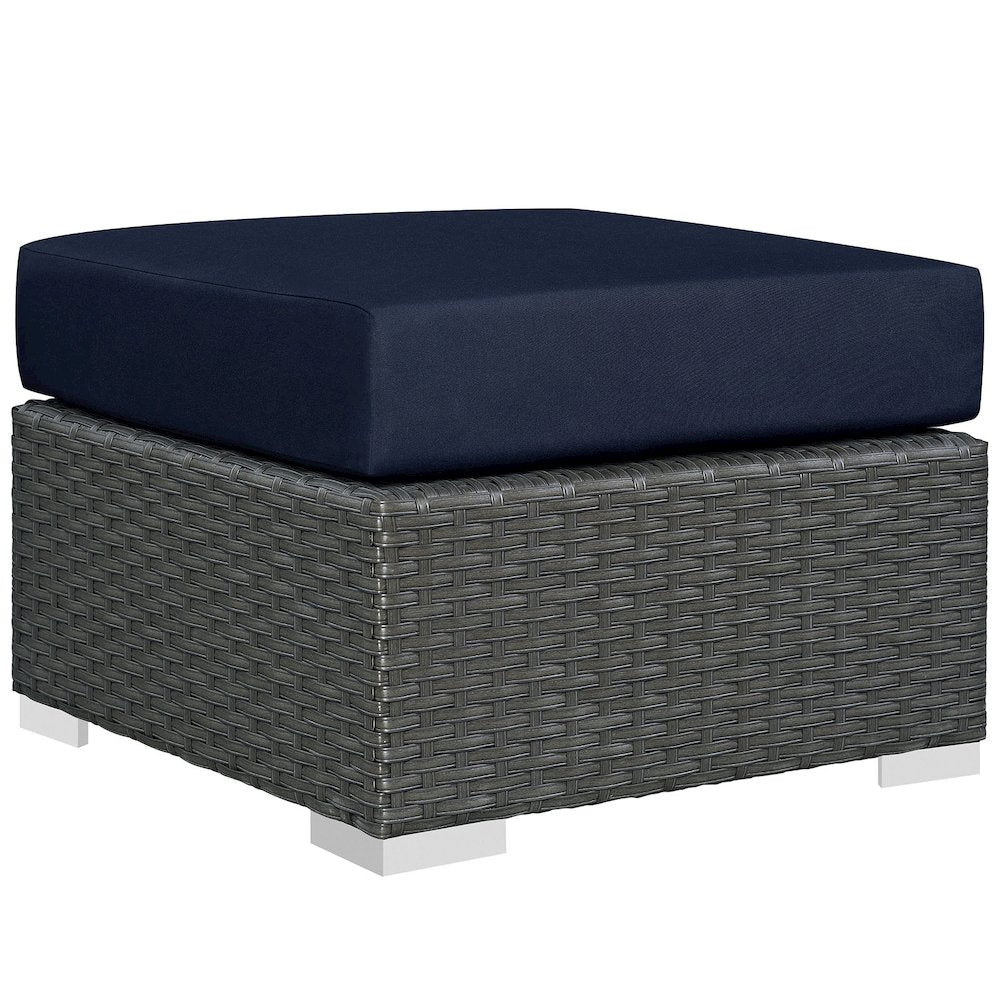 Sojourn Outdoor Patio Sunbrella Ottoman