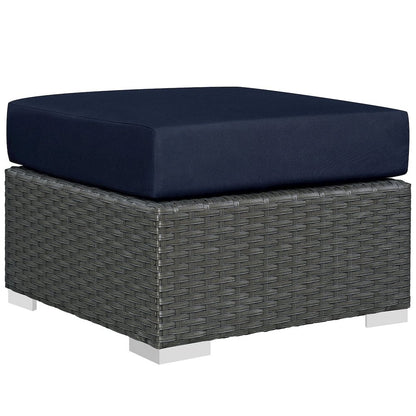 Sojourn Outdoor Patio Sunbrella Ottoman
