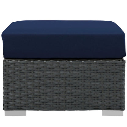 Sojourn Outdoor Patio Sunbrella Ottoman