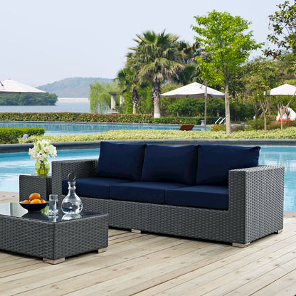 Sojourn Outdoor Patio Sunbrella Sofa