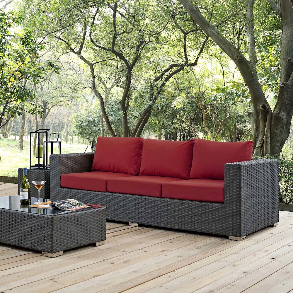 Sojourn Outdoor Patio Sunbrella Sofa