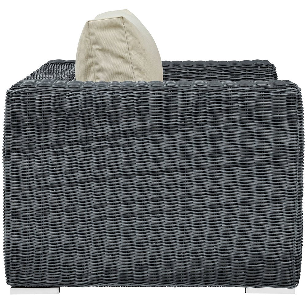 Summon Outdoor Patio Fabric Sunbrella Armchair