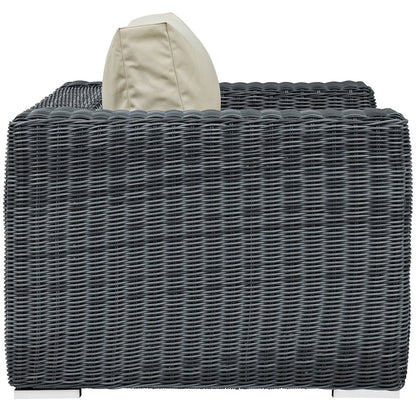 Summon Outdoor Patio Fabric Sunbrella Armchair