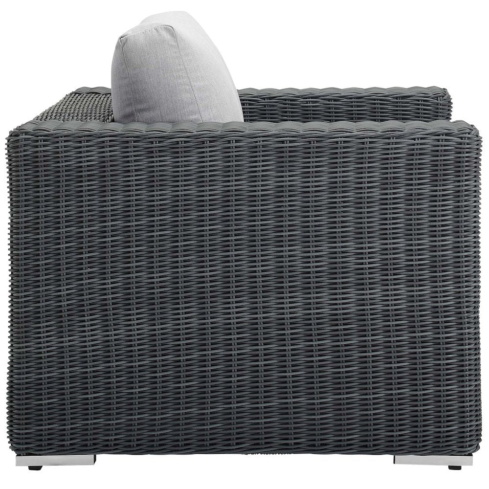 Summon Outdoor Patio Fabric Sunbrella Armchair