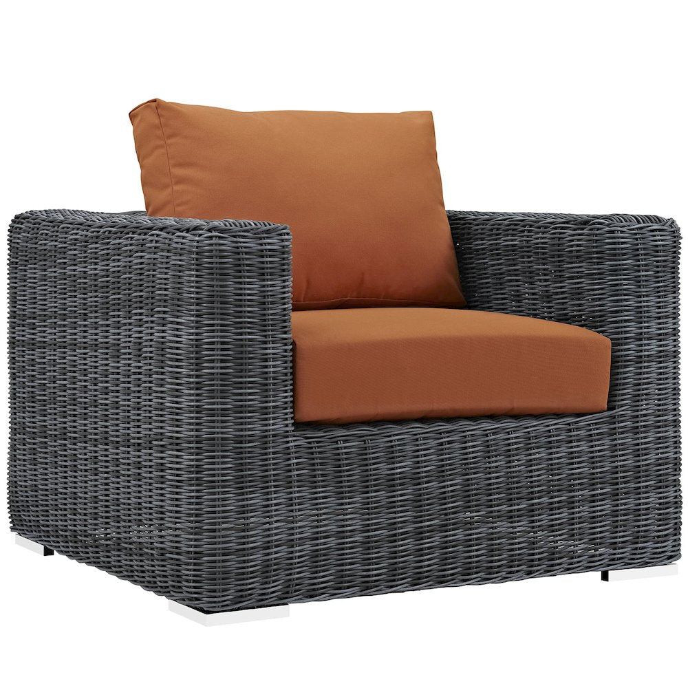 Summon Outdoor Patio Fabric Sunbrella Armchair