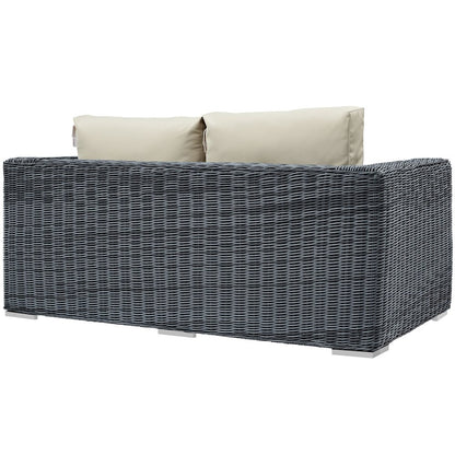 Summon Outdoor Patio Sunbrella Loveseat