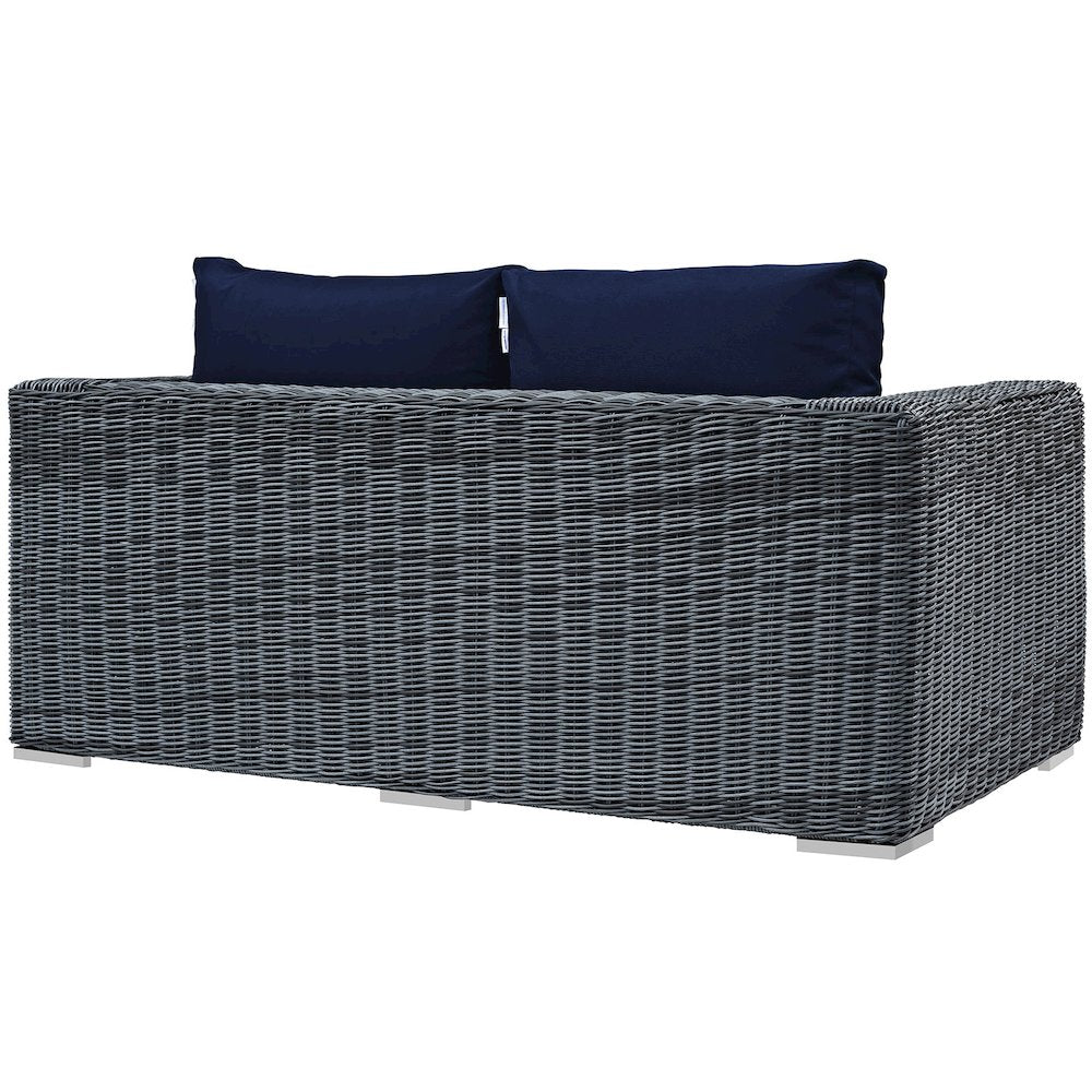 Summon Outdoor Patio Sunbrella Loveseat
