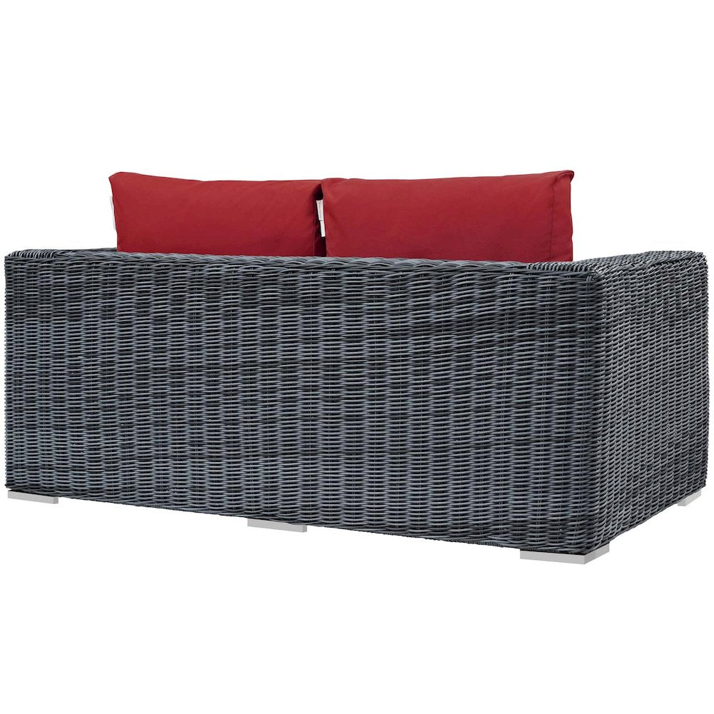 Summon Outdoor Patio Sunbrella Loveseat
