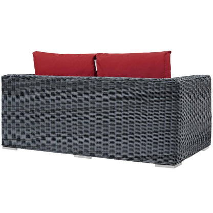 Summon Outdoor Patio Sunbrella Loveseat