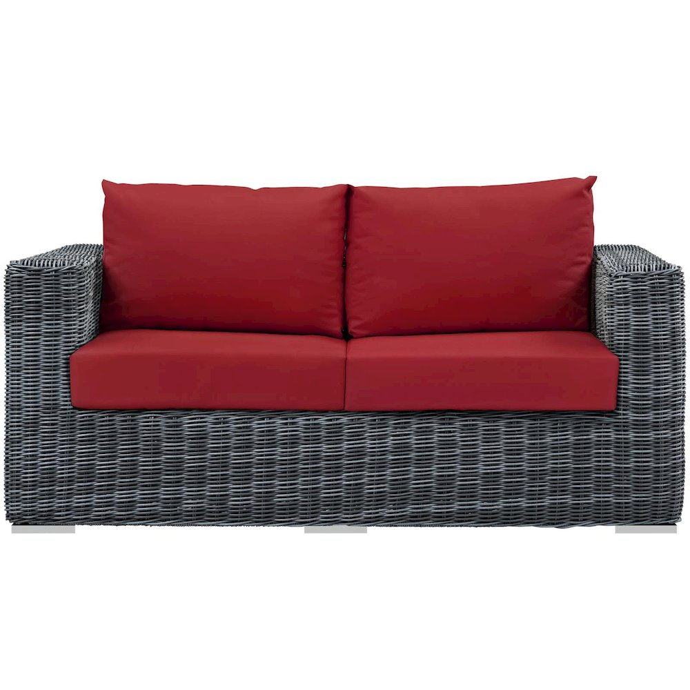 Summon Outdoor Patio Sunbrella Loveseat