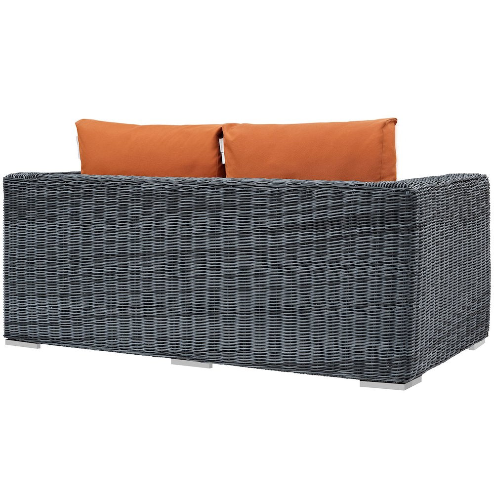 Summon Outdoor Patio Sunbrella Loveseat