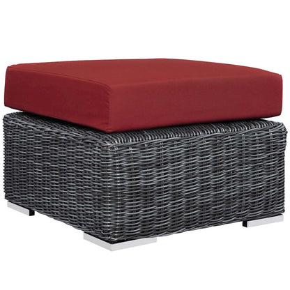 Summon Outdoor Patio Sunbrella Ottoman
