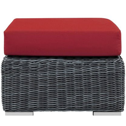 Summon Outdoor Patio Sunbrella Ottoman