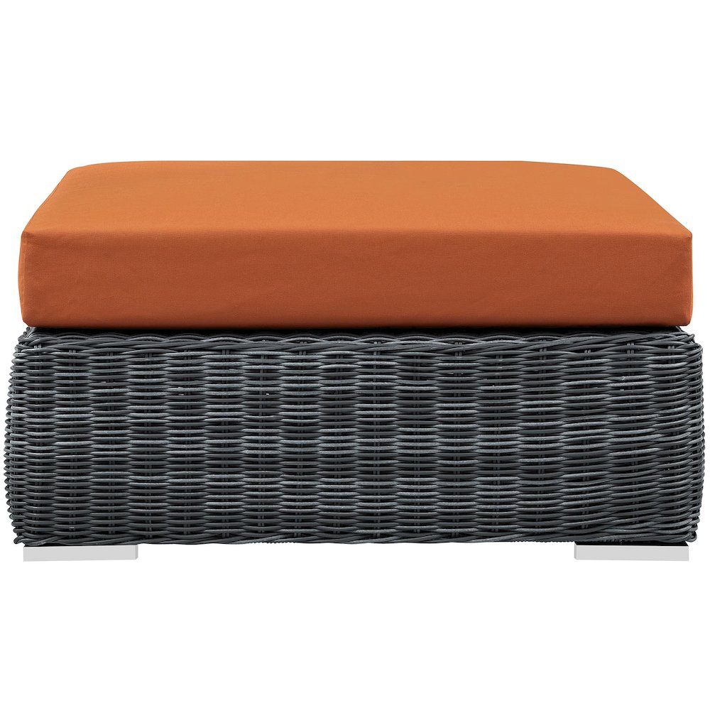 Summon Outdoor Patio Sunbrella Square Ottoman