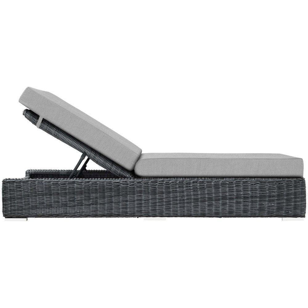 Summon Outdoor Patio Sunbrella Chaise Lounge
