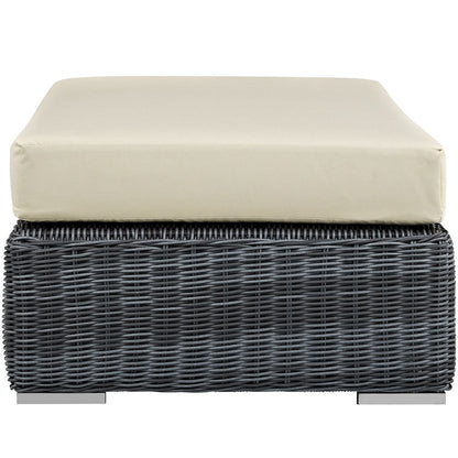 Summon Outdoor Patio Sunbrella Rectangle Ottoman