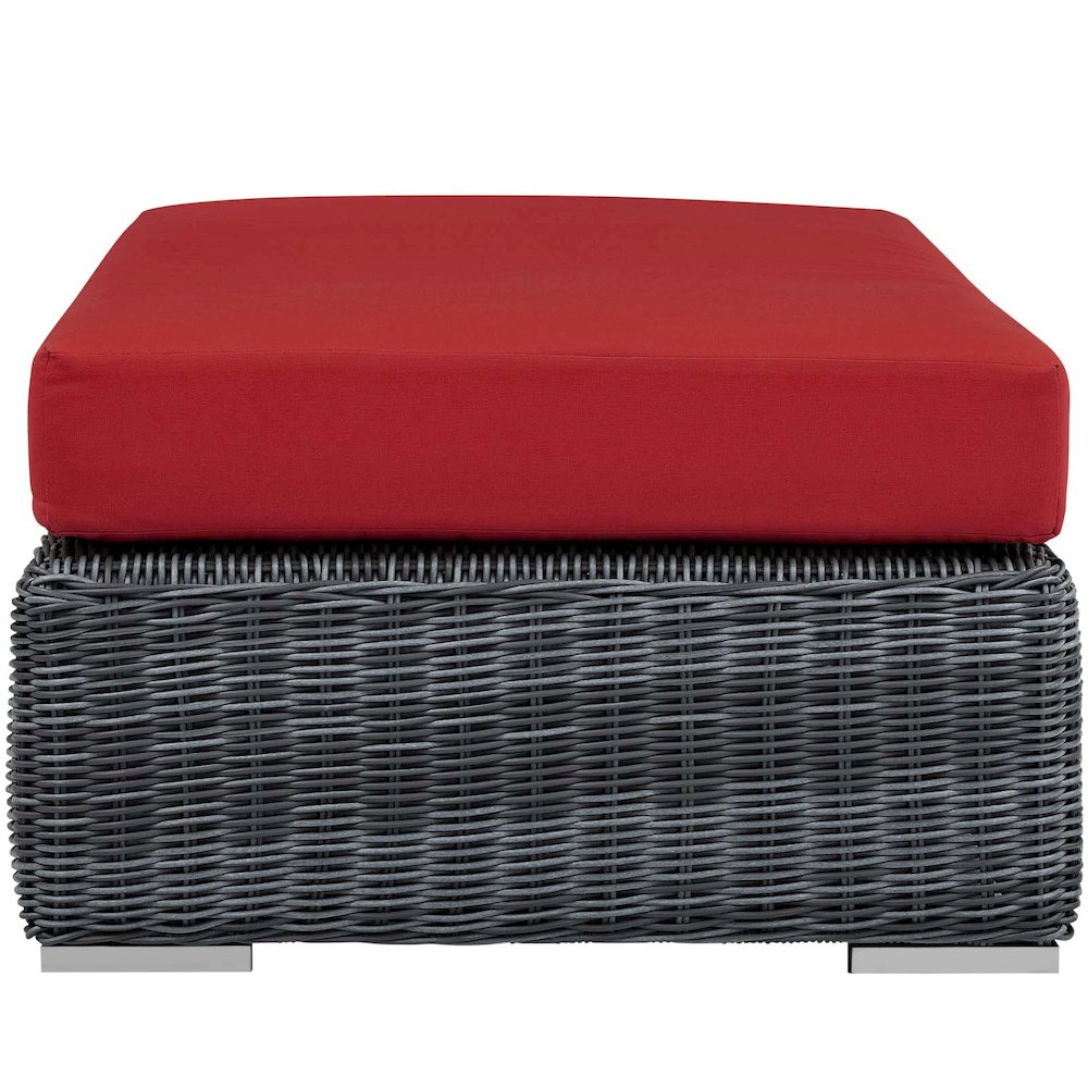 Summon Outdoor Patio Sunbrella Rectangle Ottoman