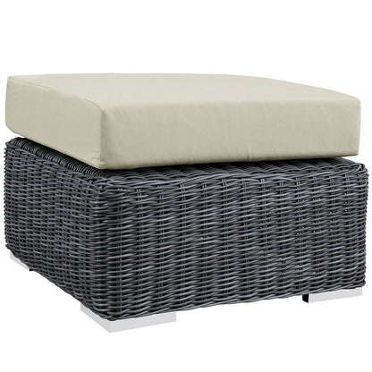 Summon 5 Piece Outdoor Patio Sunbrella Sectional Set