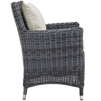 Summon Dining Outdoor Patio Sunbrella Armchair