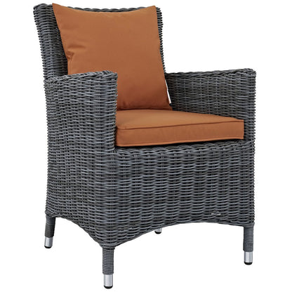 Summon Dining Outdoor Patio Sunbrella Armchair