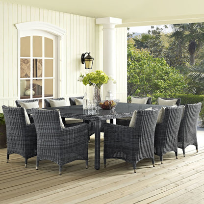 Summon 90" Outdoor Patio Dining Table
