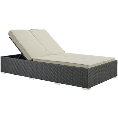 Sojourn Outdoor Patio Sunbrella Double Chaise