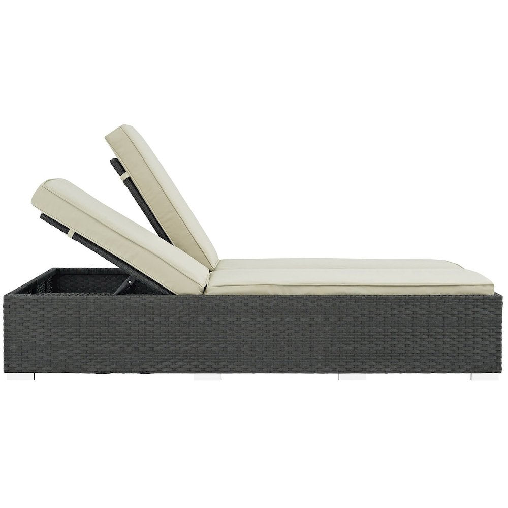 Sojourn Outdoor Patio Sunbrella Double Chaise