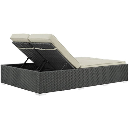 Sojourn Outdoor Patio Sunbrella Double Chaise