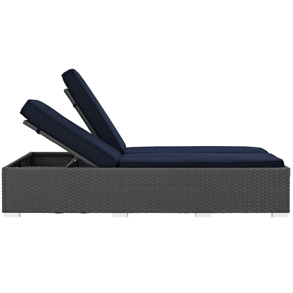 Sojourn Outdoor Patio Sunbrella Double Chaise