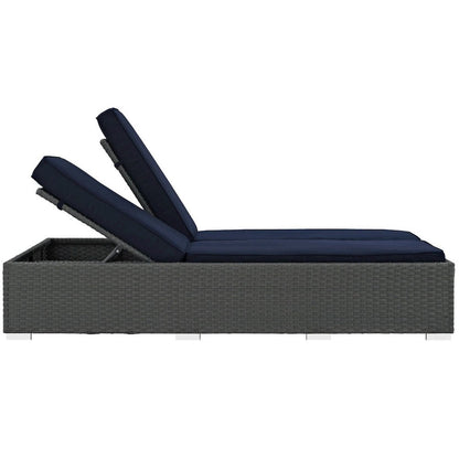 Sojourn Outdoor Patio Sunbrella Double Chaise