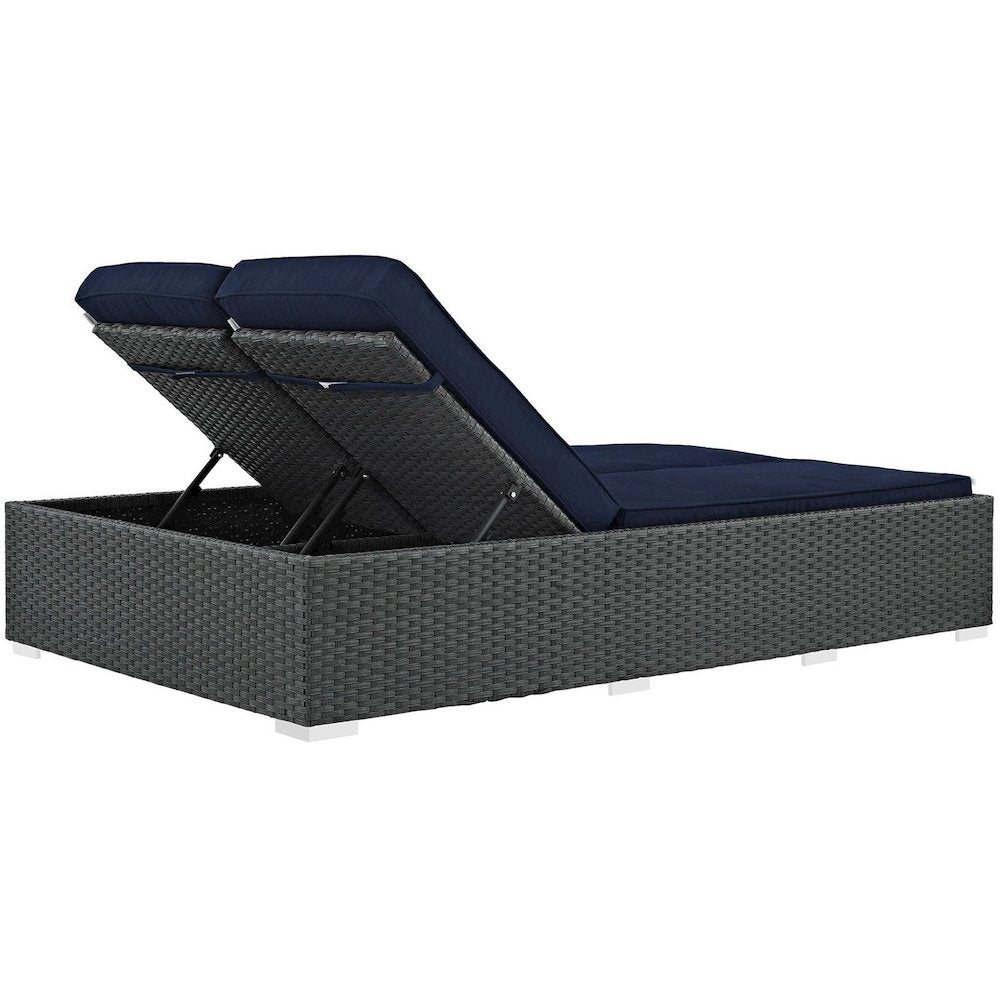Sojourn Outdoor Patio Sunbrella Double Chaise