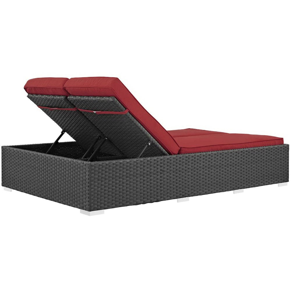 Sojourn Outdoor Patio Sunbrella Double Chaise