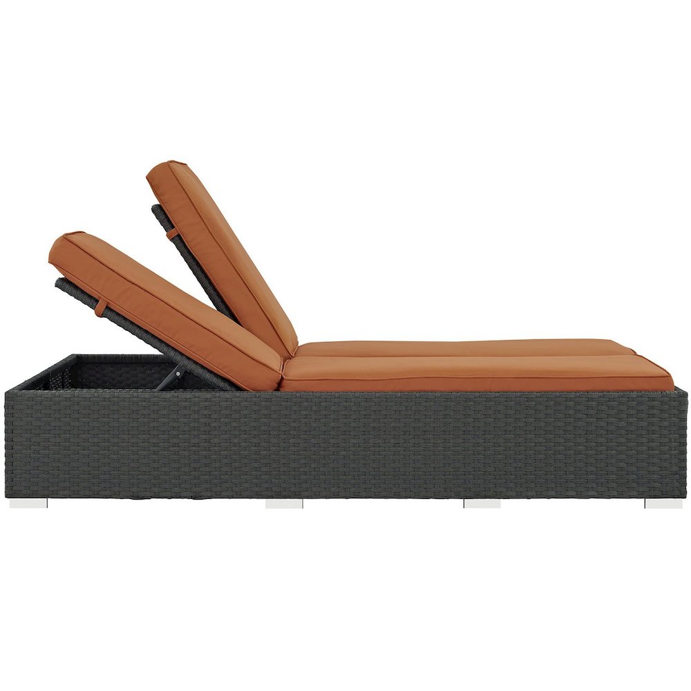 Sojourn Outdoor Patio Sunbrella Double Chaise