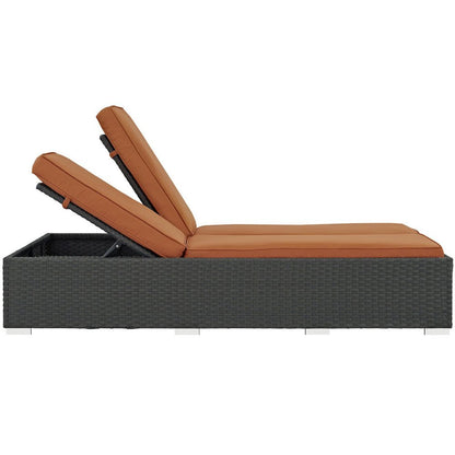 Sojourn Outdoor Patio Sunbrella Double Chaise
