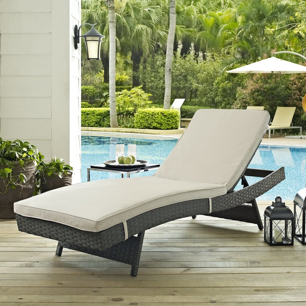 Sojourn Outdoor Patio Sunbrella Chaise
