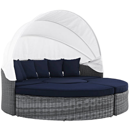Summon Canopy Outdoor Patio Sunbrella Daybed