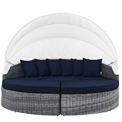 Summon Canopy Outdoor Patio Sunbrella Daybed