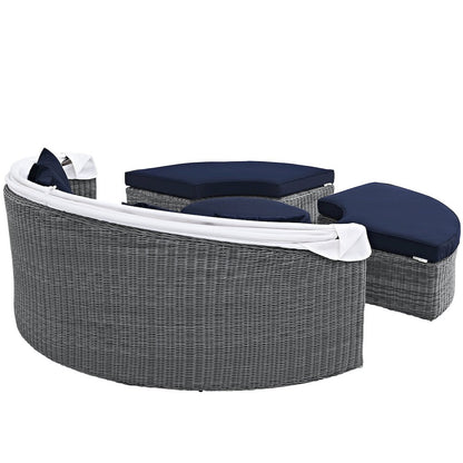 Summon Canopy Outdoor Patio Sunbrella Daybed
