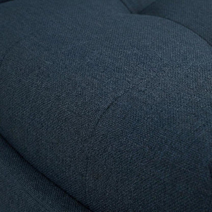 Fabric-Upholstered Lounge Chair for Living Room and Bedroom, Azure