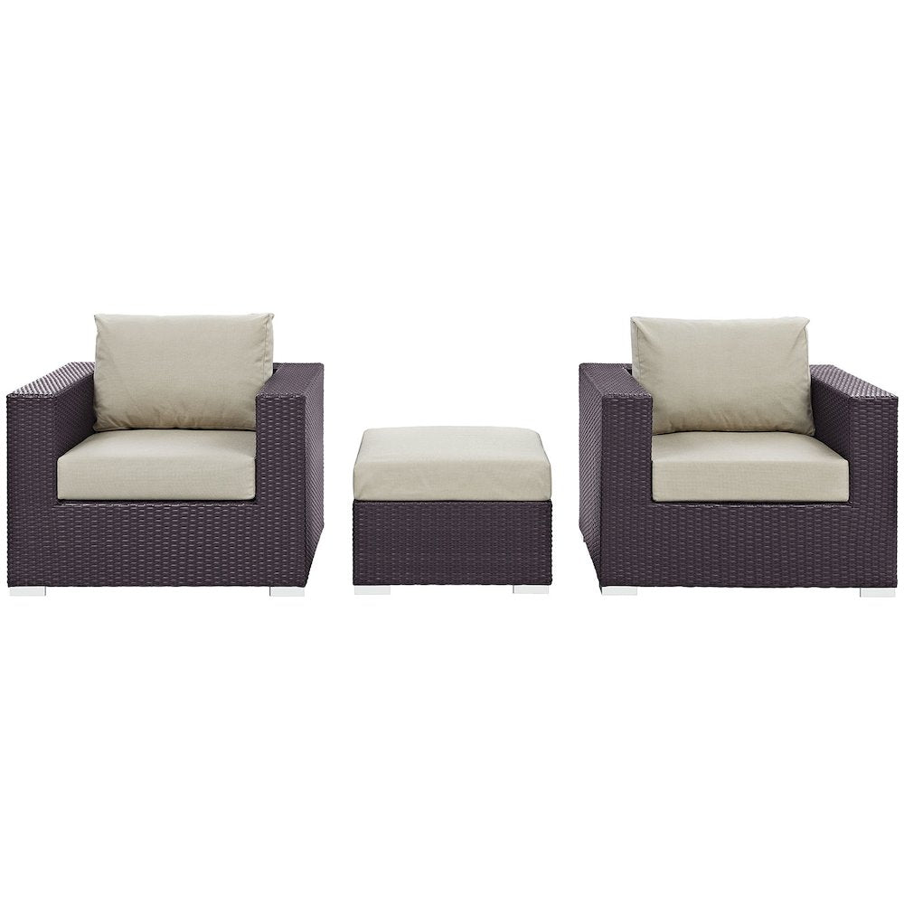 Convene 3 Piece Outdoor Patio Sofa Set