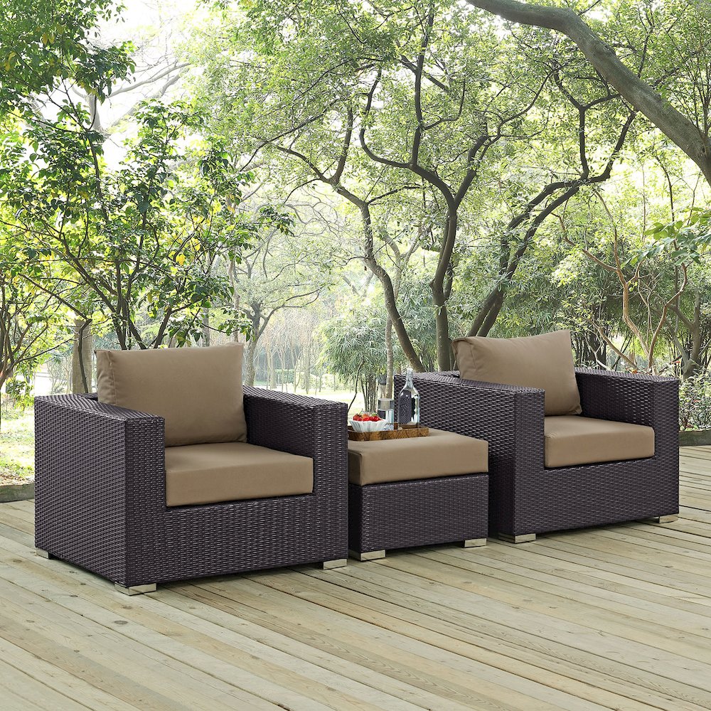 Convene 3 Piece Outdoor Patio Sofa Set