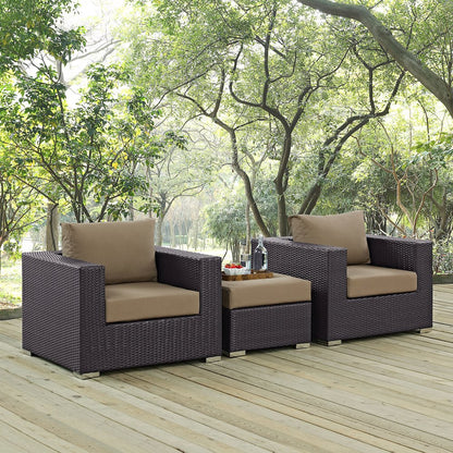 Convene 3 Piece Outdoor Patio Sofa Set
