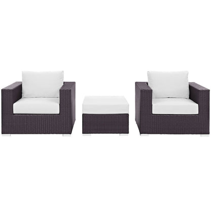Convene 3 Piece Outdoor Patio Sofa Set