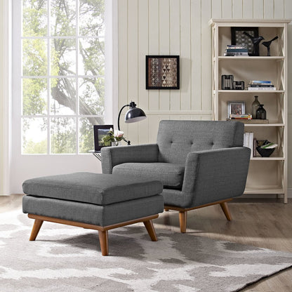 Engage 2 Piece Armchair and Ottoman