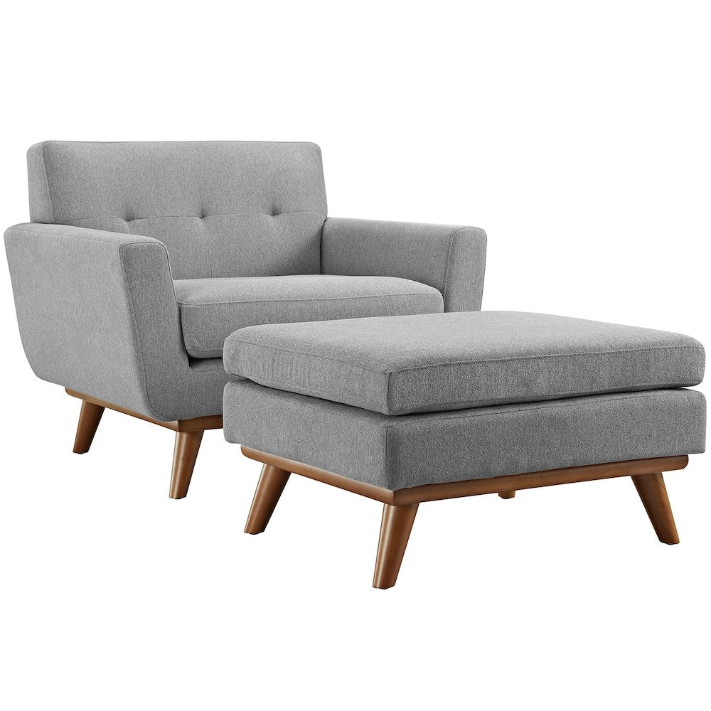 Engage 2 Piece Armchair and Ottoman